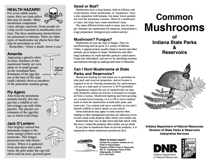 Page 1 of Sp MushroomsBrochure