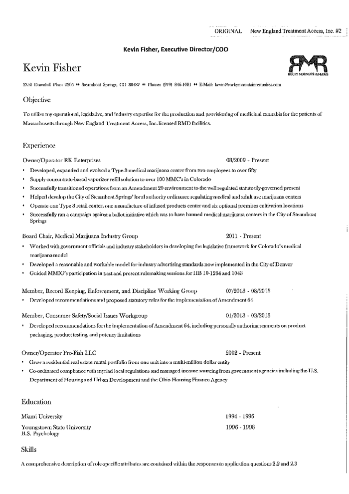 Resume with only some college