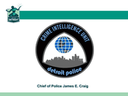 Crime Intelligence Unit Presentation 2021 -.Pdf