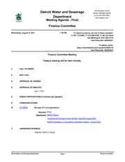 Agenda - DWSD Finance Committee - 8.4.21.pdf