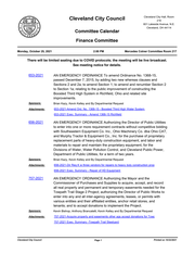Safety, Utilities, Finance Joint Committee Agenda 3