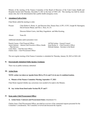 12/09/21 Finance Committee Meeting Minutes