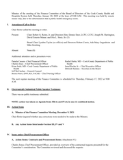 1/20/22 Finance Committee Meeting Minutes