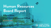 Item IV(B) Metrics - Human Resources Committee