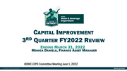 Item 22-0832, Capital Improvement Program & Operations Committee: 3rd Quarter FY2022 Review