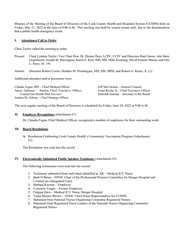 5/27/22 Board Meeting Minutes