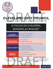 Cleveland City Council_Draft_ARPA Priorities 2nd Tranche