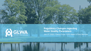 Presentation slides: “Regulatory Changes Regarding Water Quality Parameters” (July 27, 2022)