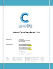 Item III(A) 2023 CountyCare Compliance Plan