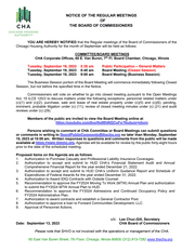 Meeting Notice, - September 19, 2023 -Regular Board Meeting