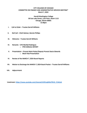 COMMITTEE ON FINANCE AND ADMINISTRATIVE SERVICES MEETING