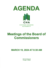 Board Meeting Agenda Items-March 19, 2024