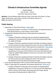 Climate & Infrastructure Committee Agenda 4_18_2024 1_30 PM - City of Minneapolis