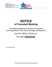 Cancellation Notice Of Regular Board Meeting - April 23, 2024.Pdf