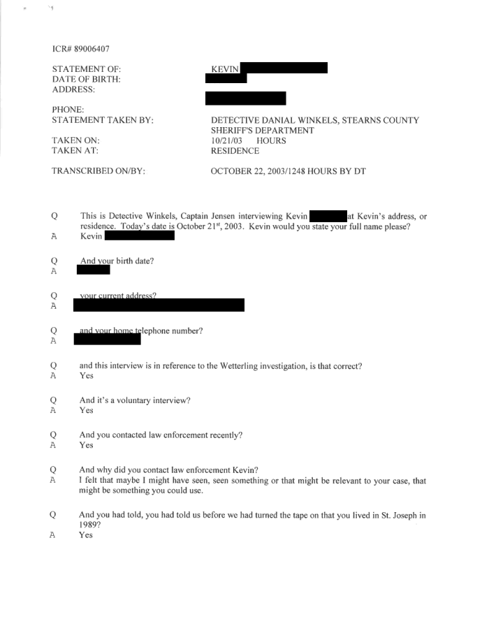 Page 1 of Kevin-Statement-Redacted