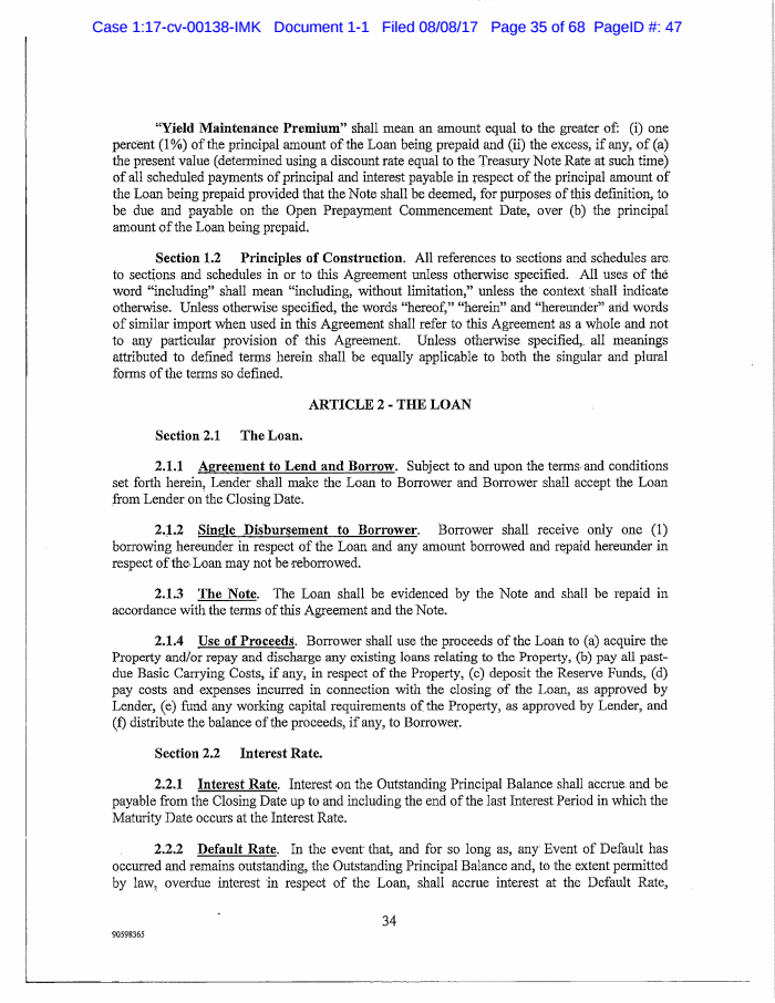 Page 35 of Loan Agreement Part 1