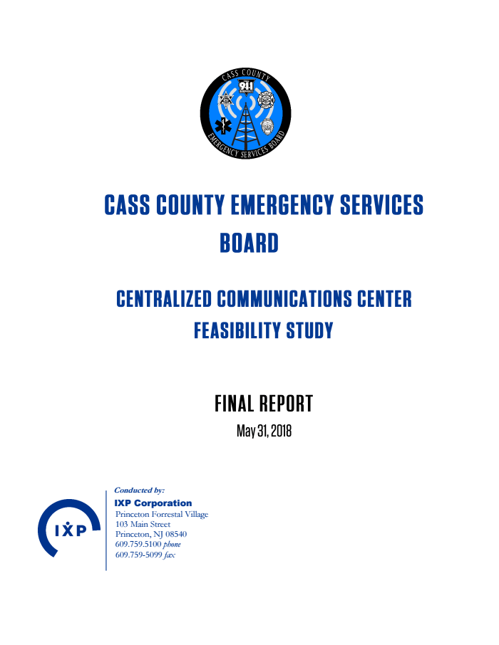 Page 1 of Cass County Feasibility Report FINAL